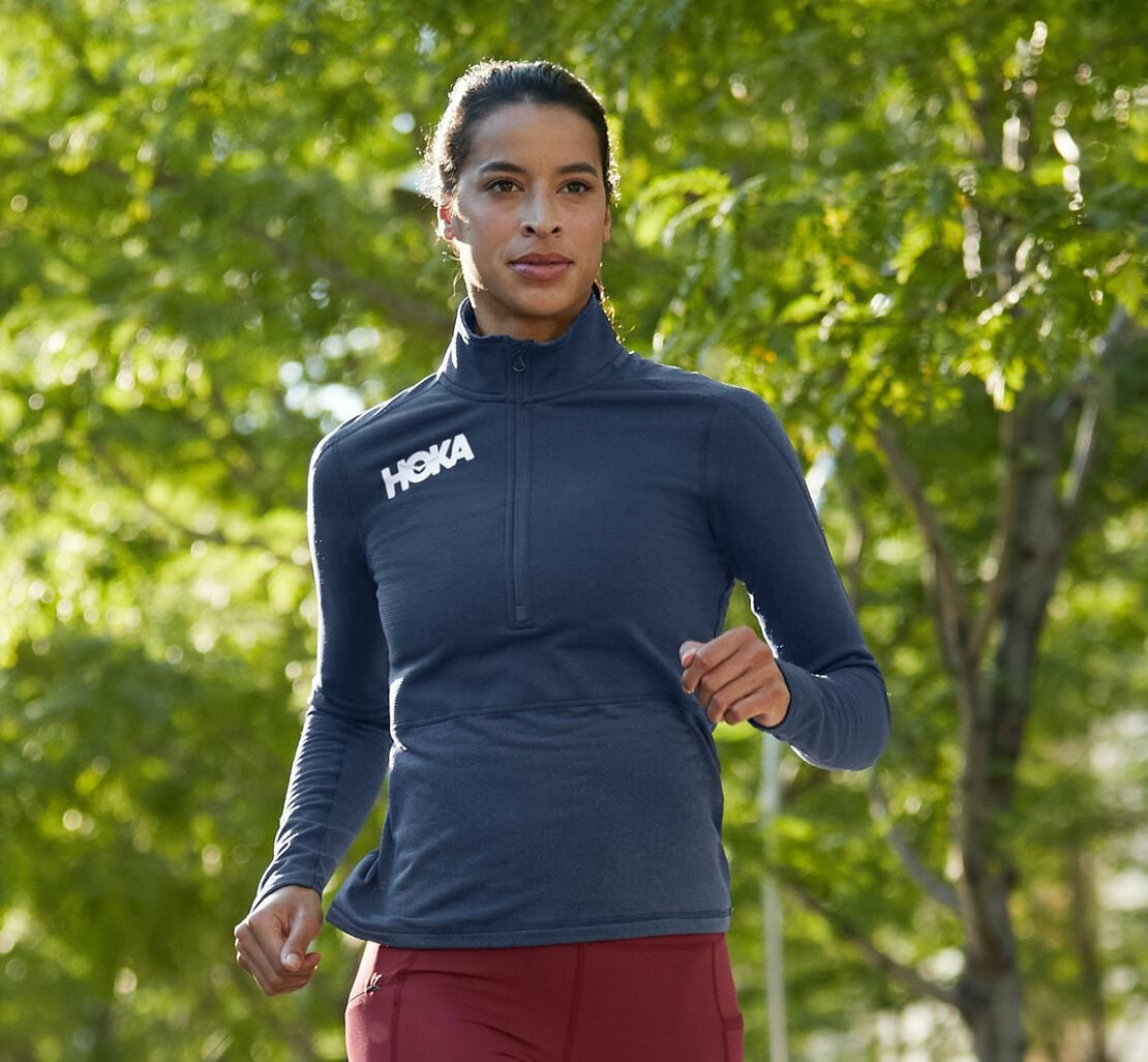 HOKA Women's 1/2 Zip Midlayer