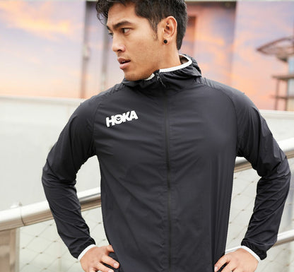 HOKA Men's Full-Zip Wind Jacket