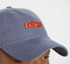 Blue Grey / Vermilion Orange